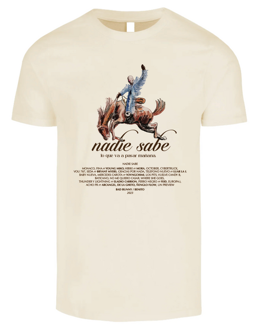 Playera nadie sabe